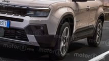 Jeep Avenger (2027), il render di Motor1.com