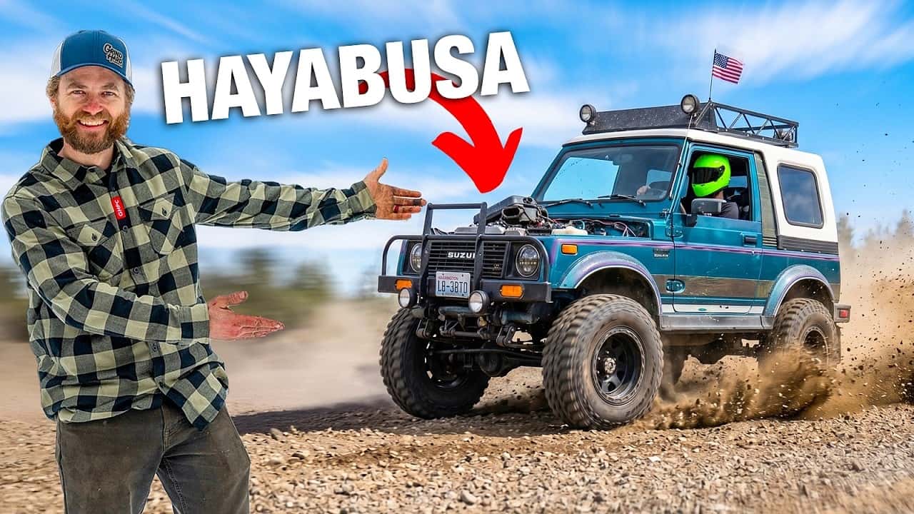 Does a Superbike-Swapped Suzuki Off-Road SUV Make Perfect Sense? Yes