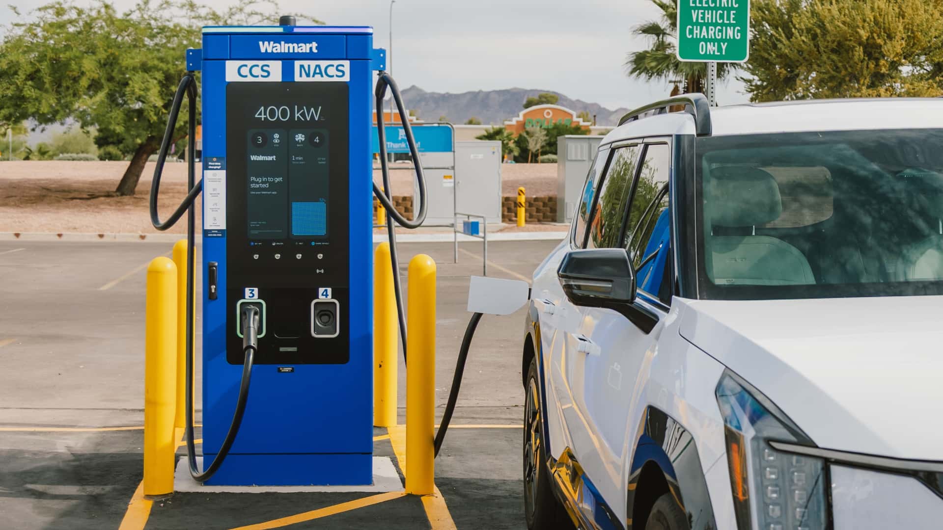 Walmart to Deploy 400 kW DC Fast Chargers with Large Screens