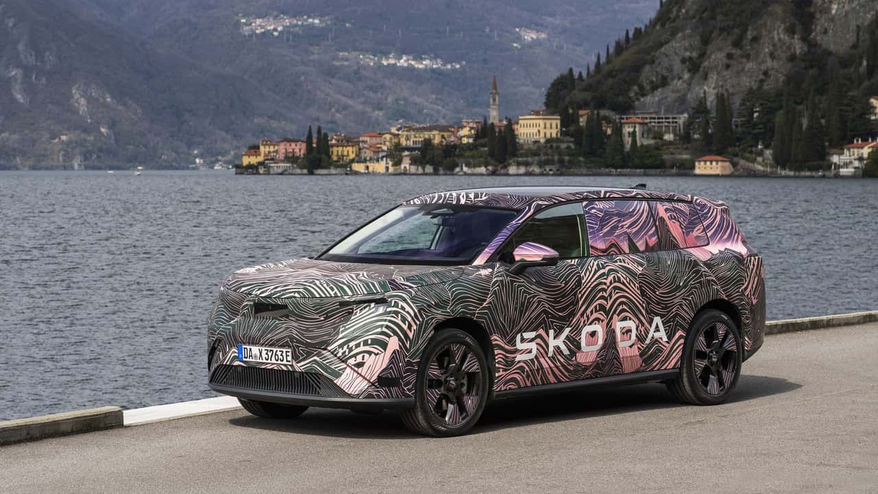 Skoda Peaq (getarnt) bei Prototypentests