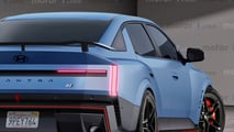 New Hyundai Elantra N Rendering By Motor1