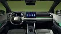 Volkswagen-ID. Cross, die Innenausstattung und der Kofferraum