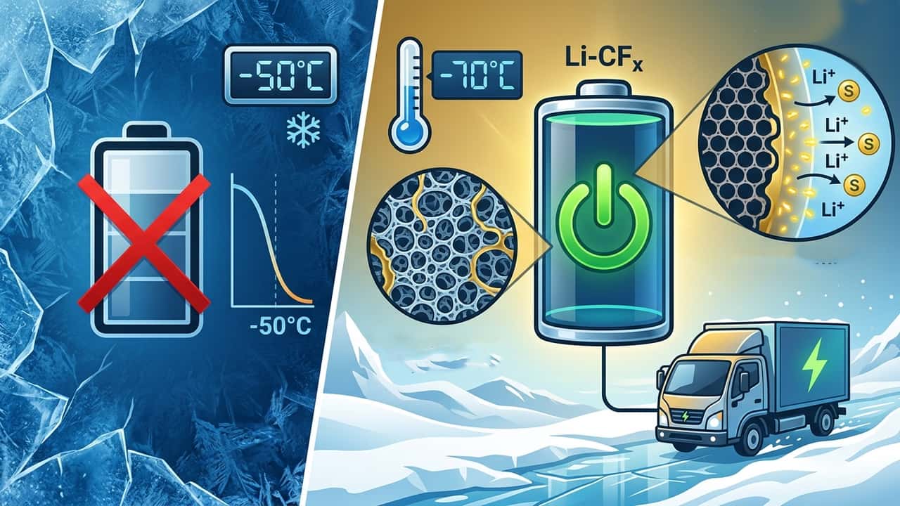 Batterie che funzionano a -70 °C? La scoperta in Cina