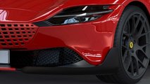 2022 Ferrari Roma Fuego By DMC Front Splitter