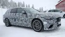 Foto spia Mercedes-AMG C63 Estate 2023