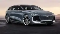 Vue de face de l'Audi A6 Avant E-Tron Concept