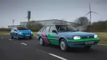 Nissan Bluebird one-off EV conversion with Leaf EV powertrain
