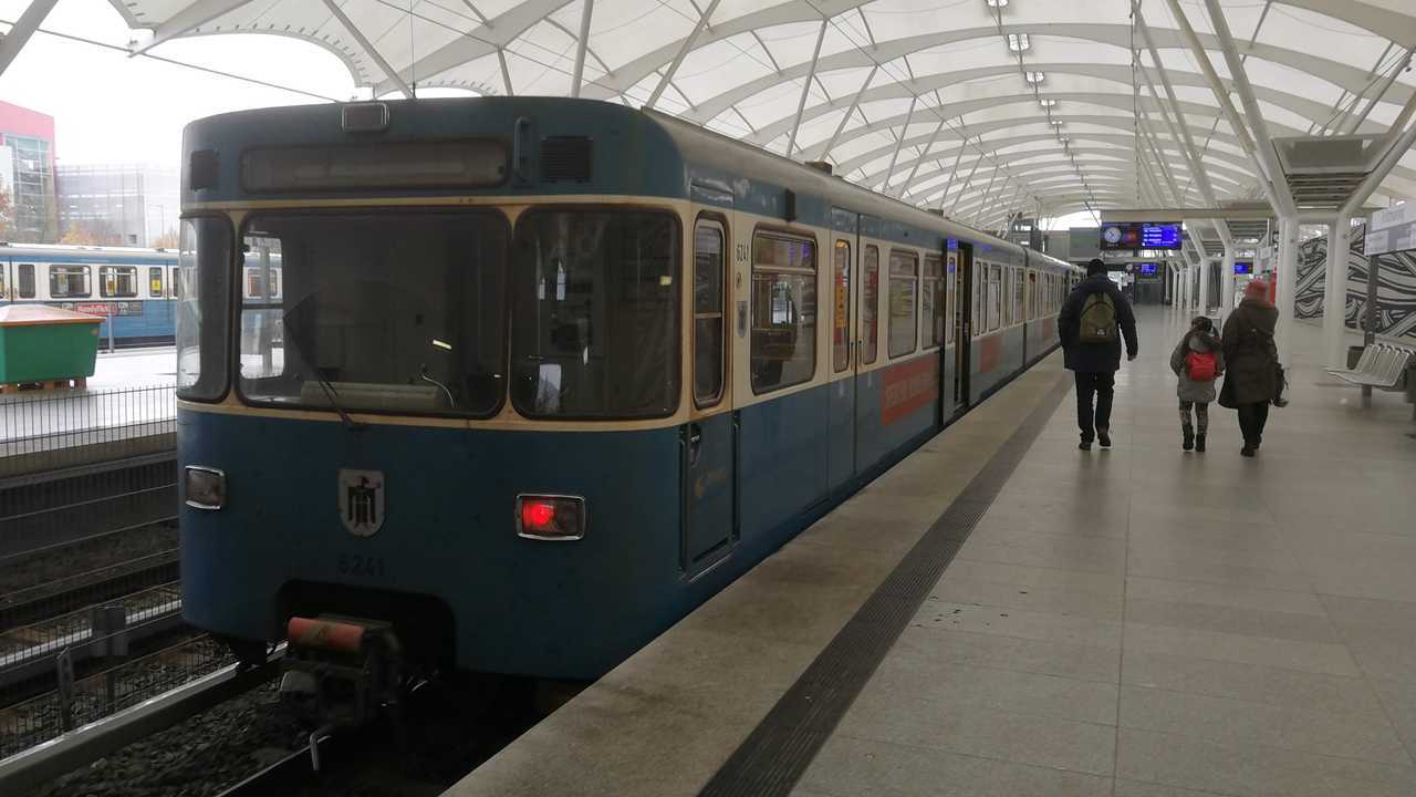 Метро Мюнхена, старый поезд