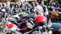 2022 Guzzi World Days - Parked Bikes