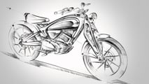 Royal Enfield Flying Flea C6 Design Sketch