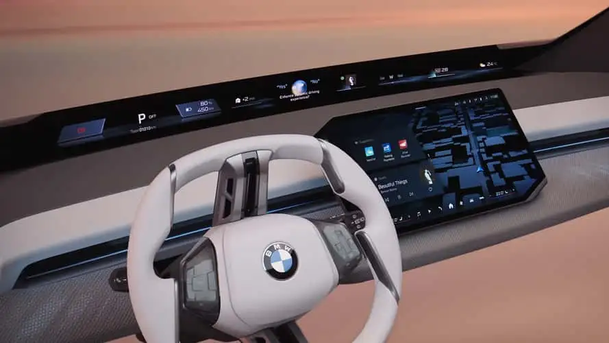 BMW의 새로운 iDrive 팬로믹비전 