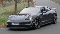 Porsche Taycan GT, fotos espía