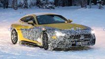 2023 Mercedes-AMG GT Coupe less camo spy photo