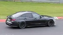 BMW M3 CS mit weniger Tarnung erwischt (Oktober 2022)