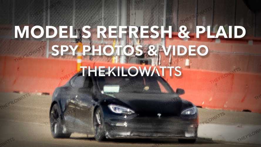 Refreshed Tesla Model S Spotted Testing: Or Is It Plaid? See It Here