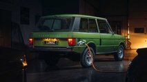 Lunaz Range Rover Classic EV conversion rear side view