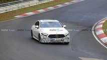 Mercedes CLS prototype spy photo