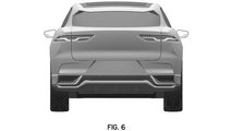 Jaguar I-Pace Refresh Design Trademark Rendering Back