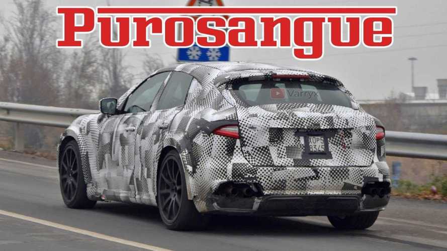 Ferrari Purosangue SUV spied during road testing