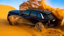 Rolls-Royce Cullinan In Desert Sliding
