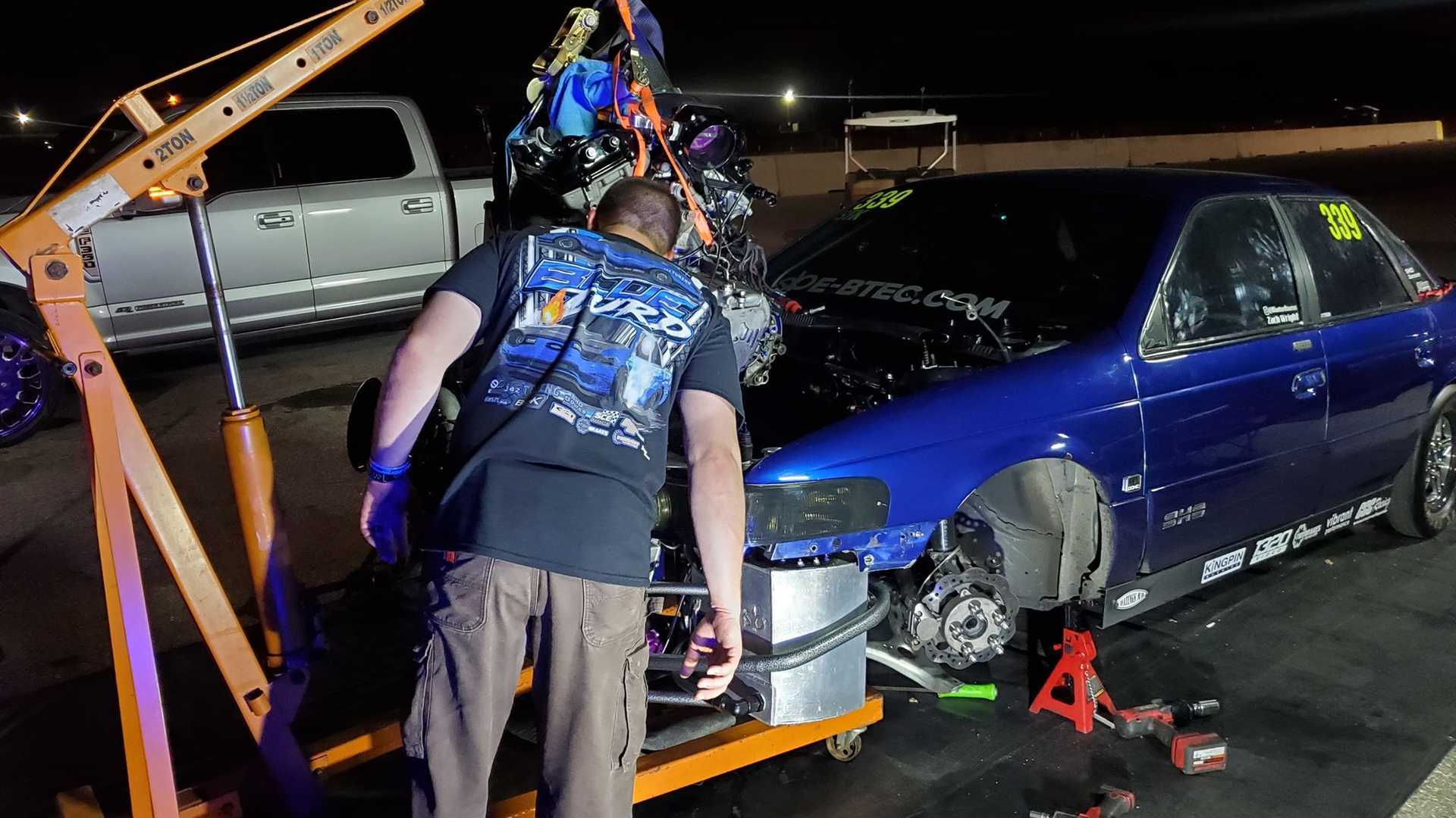 The Blue Turd Ford Taurus EightSecond Pass Photos