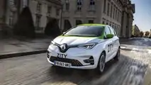 Renault ZOE in ZITY car sharing fleet in Paris, France