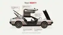 What About An Autonomous Electric DMC DeLorean? Meet Marty!