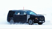 Hyundai Santa Fe facelift spy photo
