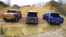 Ford Ranger, Toyota Hilux, Volkswagen Amarok Test Video