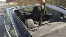 Another Tesla Spontaneously Shattered Its Glass: Check The Sentry Mode Video