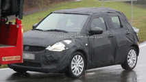 2011 Suzuki Swift spy photos in Germany 24.11.2009