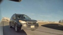 See A Subaru Forester Try To Hit A Tesla Model X With TeslaCam On