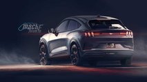 A Ford Mustang ihlette EV renderelés