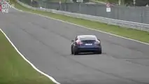 Tesla Model S Plaid en action au Nurburgring
