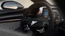 Cupra'nın Elektrikli Coupe Crossover Konseptinin İç Mekanı