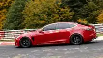 Tesla Model S Plaid Spied