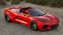 Chevrolet Corvette C8 Ferrari Testarossa Render