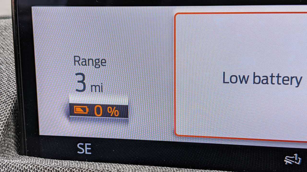 Mustang Mach-E range test