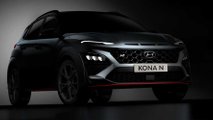 Hyundai Kona N Three Quarters In Shadow