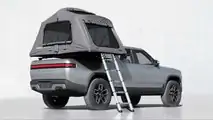 Leaked Rivian R1T Rooftop Tent
