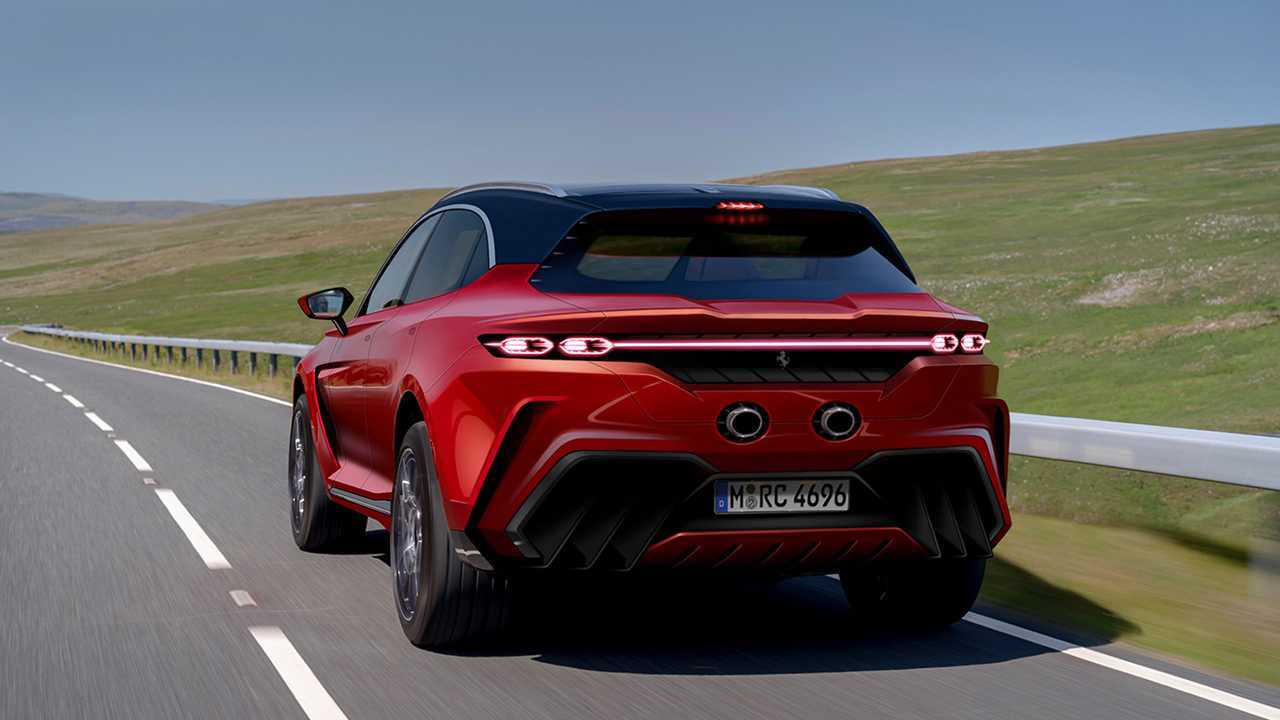 Ferrari Purosangue rendering