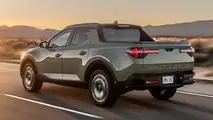 2022 Hyundai Santa Cruz Back Angle With Taillights