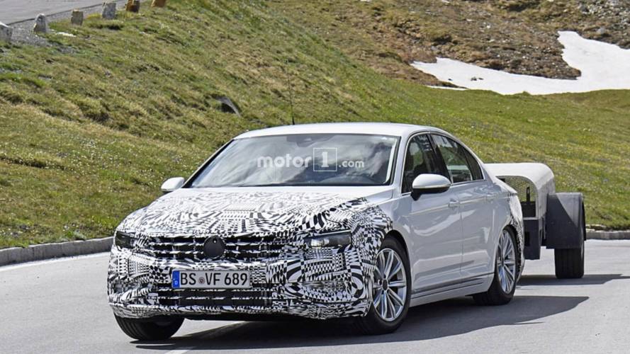 2019 VW Passat restylée photos espion