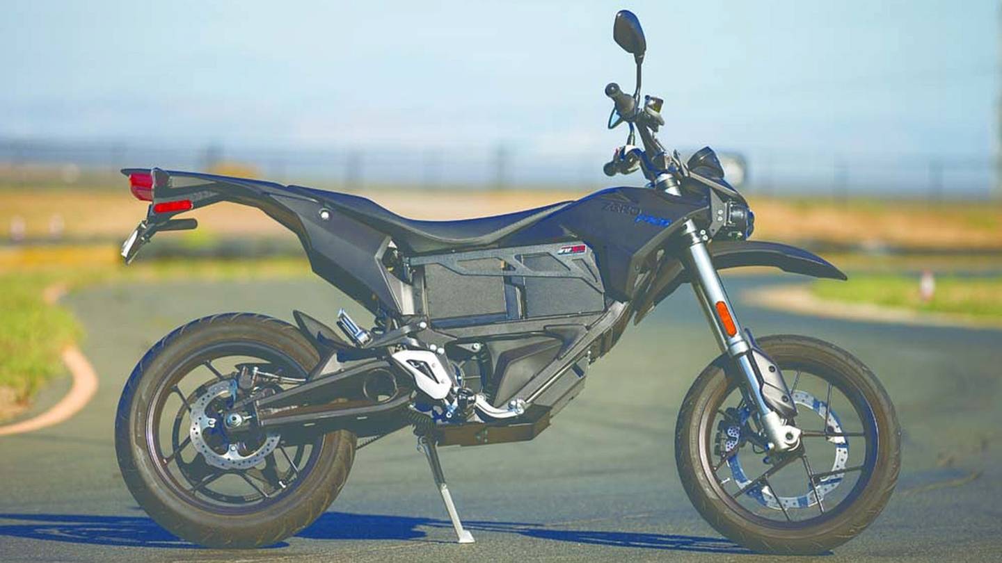 Image showcasing Zero Motorcycles Introduces a Fully-Electric Supermoto, the 2016 FXS