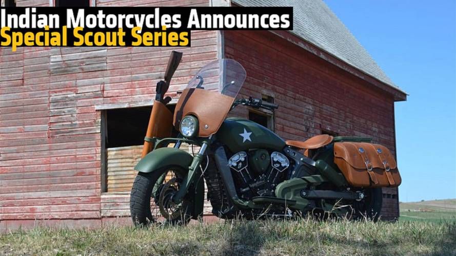 Indian Motorcycles Announces Special Scout Series, Leads with Awesome Military Scout