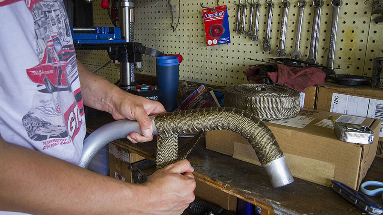 How To Wrap Exhaust - Hipster Bike Update 3