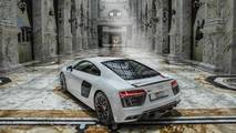 Audi R8 V10 Plus ve R8 V10 RWS Al Hazm alışveriş merkezinde