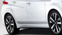 Nuova Nissan Leaf, il rendering
