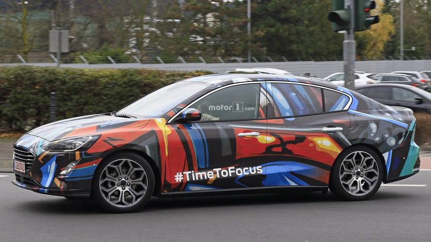 Ford Focus 2018 familiar, fotos espía