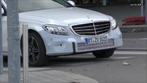 2018 Mercedes C350e facelift spy photo